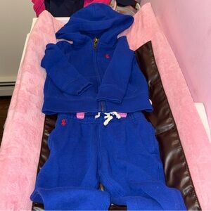 Polo by Ralph Lauren Fleece Full Zip Sweater and Joggers